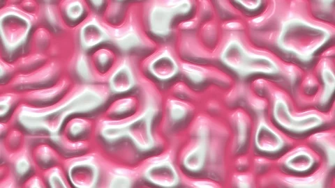 Liquid paint looping animated background. Fluid flowing wavy texture, 3d render Stock Footage 125745224