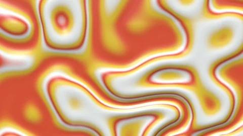 Liquid paint looping animated background. Fluid flowing wavy texture Stock Footage 127387980