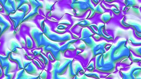 Liquid paint looping animated background. Fluid flowing wavy texture Stock Footage 127388001
