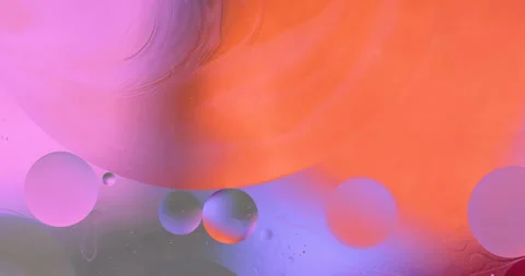 Liquid paint mixing artwork with splash and swirl Video stock 151565673