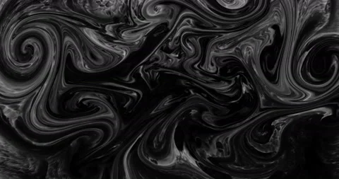 Liquid paint mixing artwork with splash and swirl Stock Footage 151569559