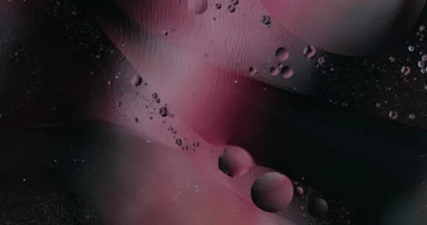 Liquid paint mixing artwork with splash and swirl Stock Footage 163579208
