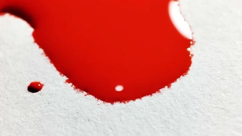 Liquid paint mixing artwork with splash and swirl Stock Footage 165142524
