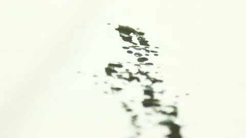 Liquid paint mixing artwork with splash and swirl Stock Footage 165143785