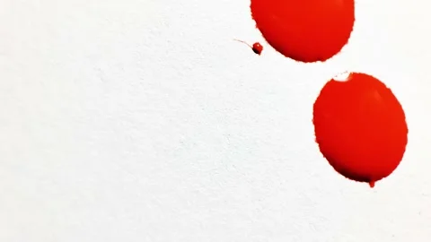 Liquid paint mixing artwork with splash and swirl Stock Footage 165351976