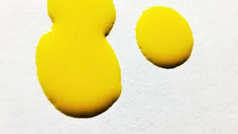 Liquid paint mixing artwork with splash and swirl Stock Footage 165354430