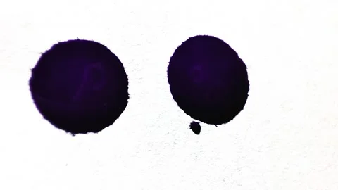 Liquid paint mixing artwork with splash and swirl Stock Footage 165354636