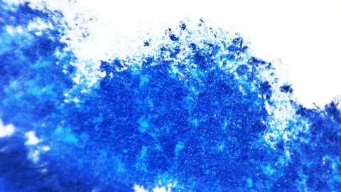 Liquid paint mixing artwork with splash and swirl Stock Footage 165356685