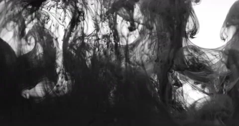 Liquid paint mixing artwork with splash and swirl 스톡 동영상 170392105