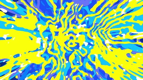 Liquid Paint Pattern Stock Footage 263979978