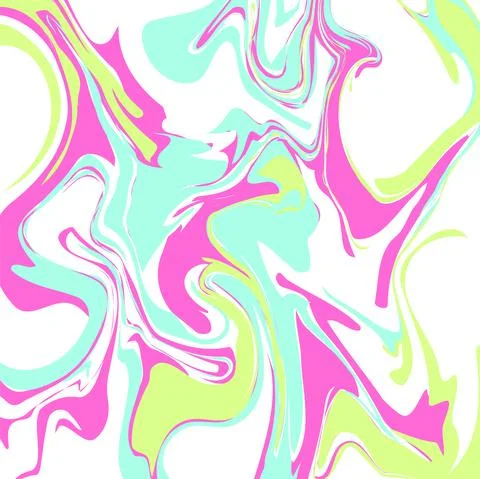 Liquid paint wave abstract minimal seamless repeat pattern. 스톡 일러스트