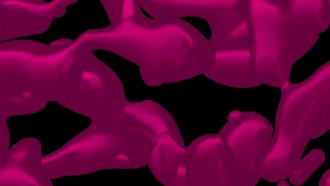 Liquid Particles Background. Jelly Particles Video stock 104444278