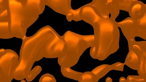Liquid Particles Background. Jelly Particles Video stock 104444309