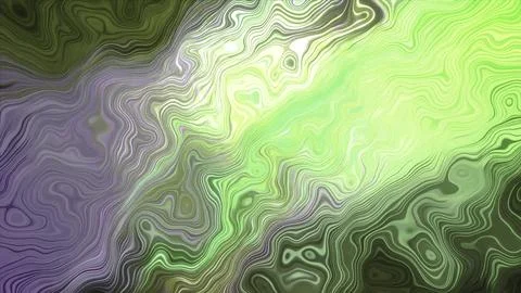 Liquid pattern with moving shimmering curved lines. Motion. Shimmering pattern Stock Illustration