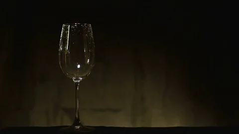 Liquid poured into a glass Stock Footage 78190055
