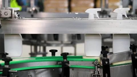 Liquid, pouring, detergent bottle Видео 223690061