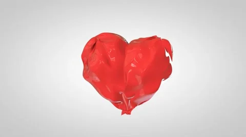 Liquid Pulsating Heart 库存影片 41379368