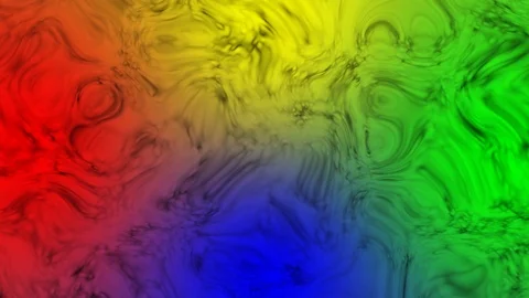 Liquid quicksilver moving effect with rotating neon colors background Stock Footage 115965087