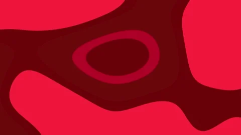 Liquid red abstract flowing shapes background Stock Footage 307519276