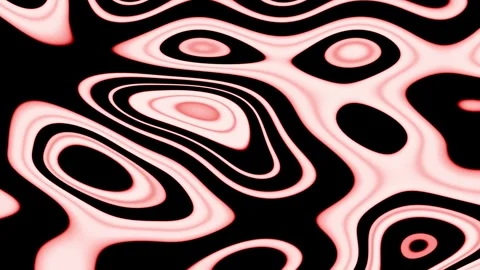 Liquid red and black abstract waves Stock Footage 340523363