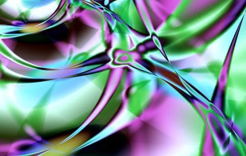 Liquid reflections Illustrazione stock