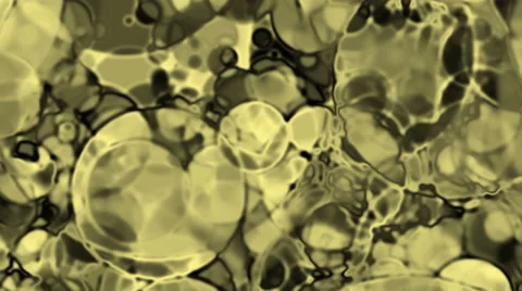 Liquid Sepia Circles Bubbles Flowing Abstract Loop Background Stock Footage 64946284