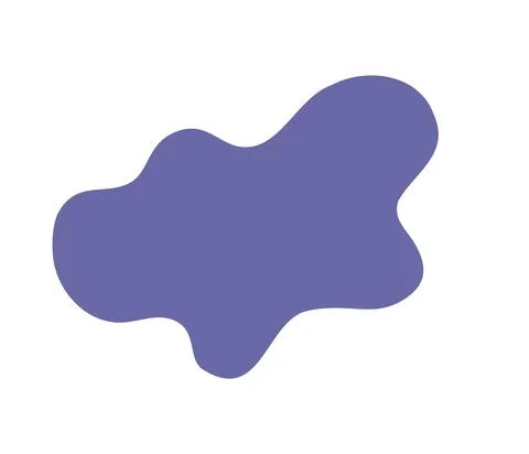 Liquid shape element vector illustration isolated on white Stock Illustration