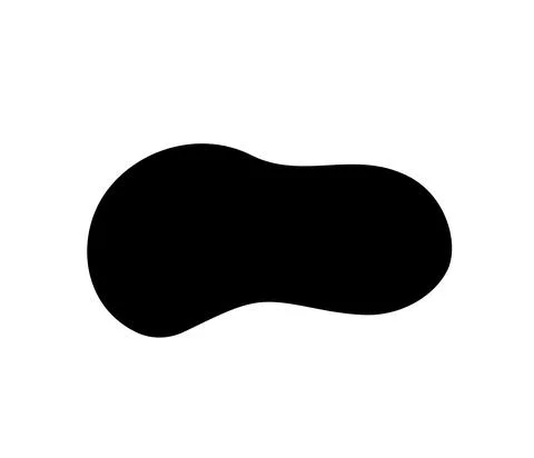 Liquid shape element vector illustration isolated on white Stock Illustration