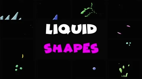 Liquid Shapes | After Effects ~ After Effects #153315051