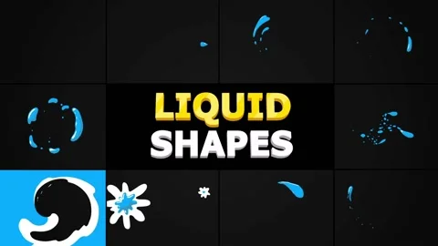 After Effects: Liquid Shapes | After Effects #154455019