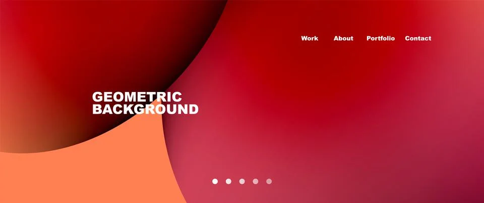 Liquid shapes with flowing gradient colors. Round elements and circles. Vector Stock Illustration