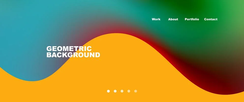 Liquid shapes with flowing gradient colors. Round elements and circles. Vector 스톡 일러스트