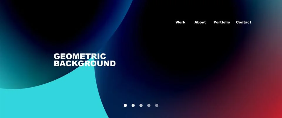 Liquid shapes with flowing gradient colors. Round elements and circles. Vector Illustrazione stock