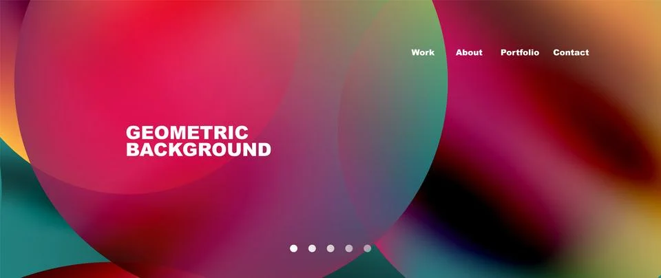 Liquid shapes with flowing gradient colors. Round elements and circles. Vector 스톡 일러스트