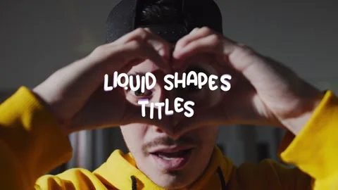 Liquid Shapes Titles for After Effects Stock After Effects