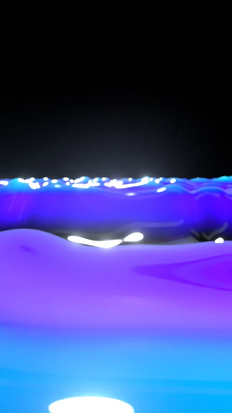 Liquid Silk Flowing Satin Waves: 3D Abstract Background Loop (4K Vertical 9:16) Stock Footage 335735694