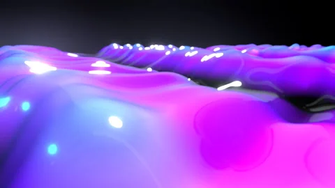 Liquid Silk Flowing Satin Waves: 3D Abstract Background Loop (4K Broadcast 16:9) Stock Footage 335735748