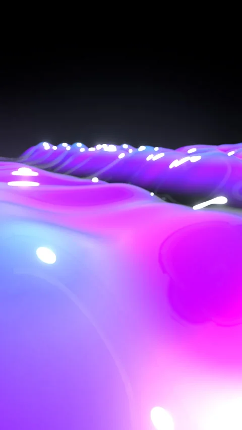 Liquid Silk Flowing Satin Waves: 3D Abstract Background Loop (4K Vertical 9:16) Stock Footage 335735840