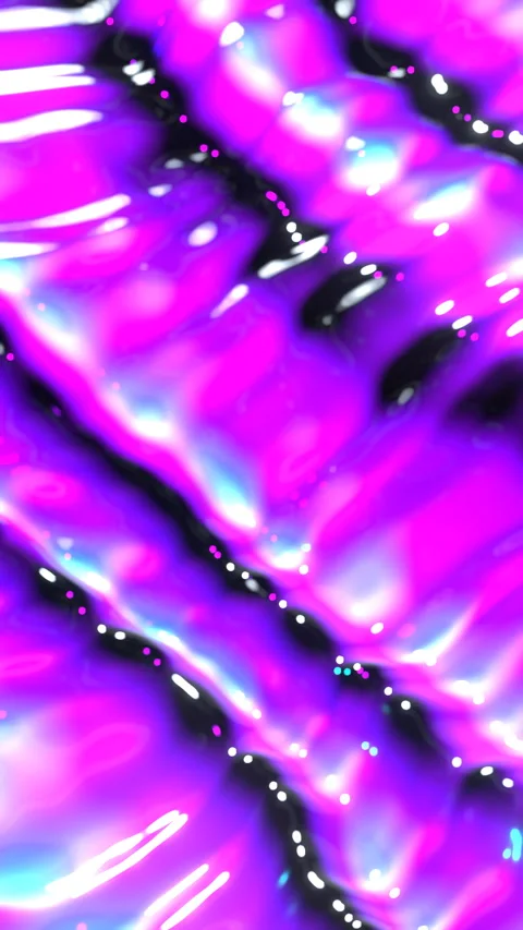 Liquid Silk Flowing Satin Waves: 3D Abstract Background Loop (4K Vertical 9:16) Stock Footage 335736135