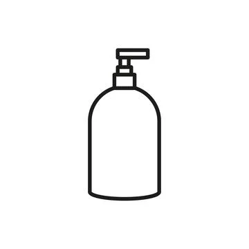Liquid soap bathroom icon vector design templates simple and modern イラスト素材