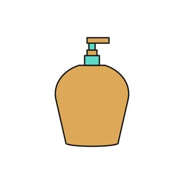 Liquid soap bathroom icon vector design templates simple and modern Stock Illustration