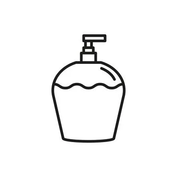 Liquid soap bathroom icon vector design templates simple and modern Stock Illustration