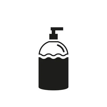 Liquid soap bathroom icon vector design templates simple and modern Stock Illustration