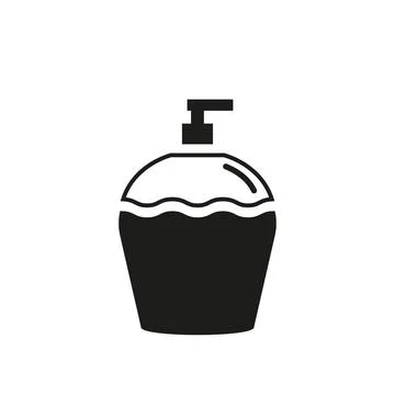 Liquid soap bathroom icon vector design templates simple and modern Stock Illustration