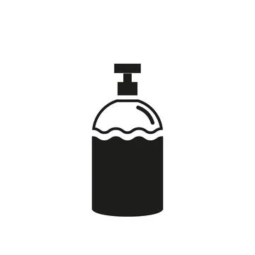 Liquid soap bathroom icon vector design templates simple and modern Stock Illustration