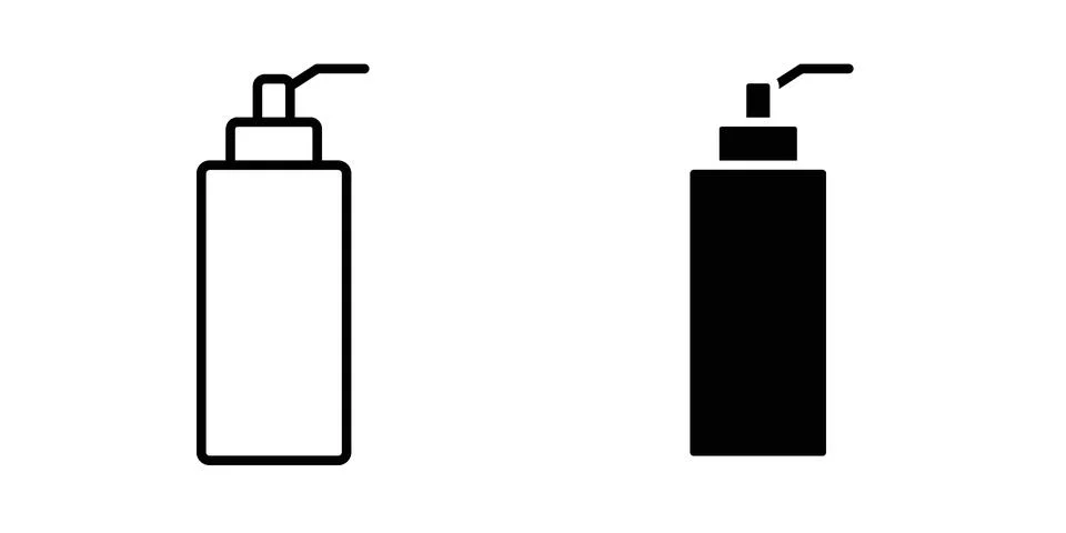Liquid soap bottle icon vector design illustrations Stock Illustration