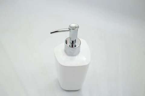 Liquid soap in a bottle Stock Photos