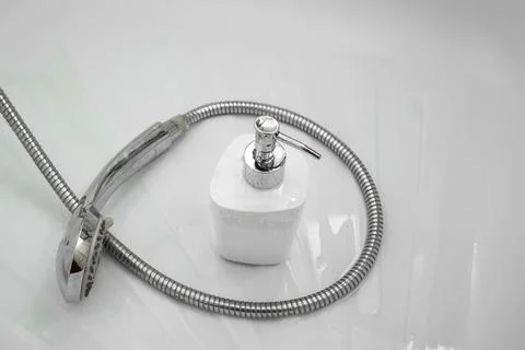 Liquid soap in a bottle Stock Photos