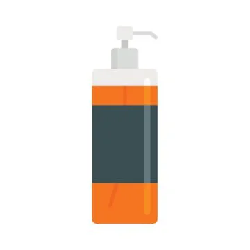 Liquid soap icon in flat style Stock Illustration