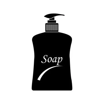 Liquid soap icon Stock Illustration